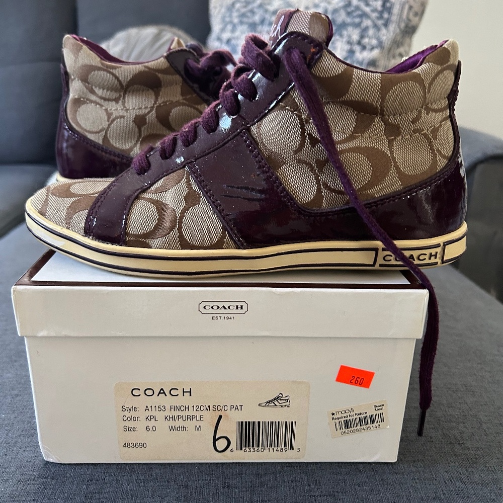 Coach Women’s Finch High top Sneaker